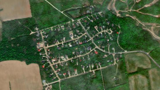 Satellite map of Swiss Meadows