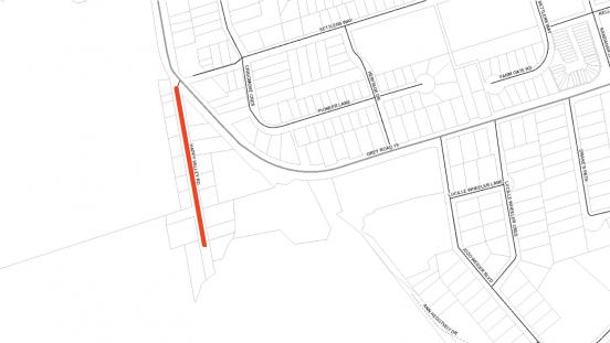 location of closure on Happy Valley Road