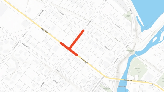 Location of lane restrictions and road closures