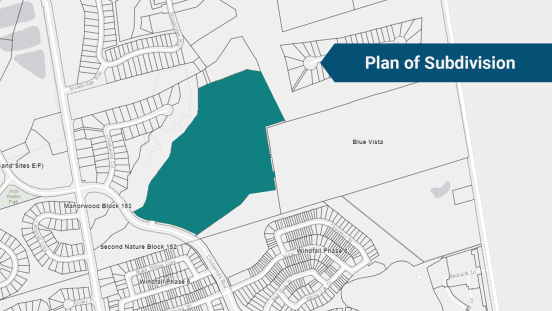 Map view of Second Nature Phase 3 project area.
