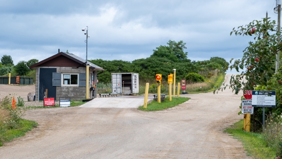 Landfill scalehouse