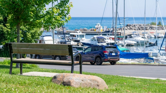 Bench overlooking Harbour