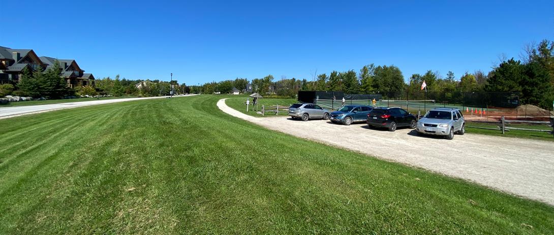 Nipissing Ridge Park berm that will be planted