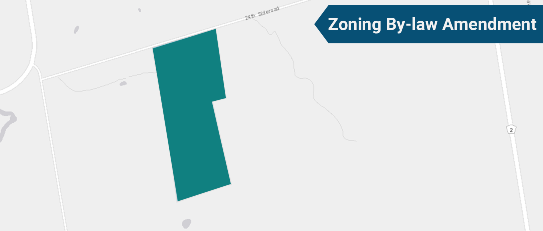 Map view of Spy Cider House and Distillery project area.