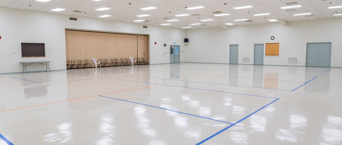 Large hall of Beaver Valley Community Centre