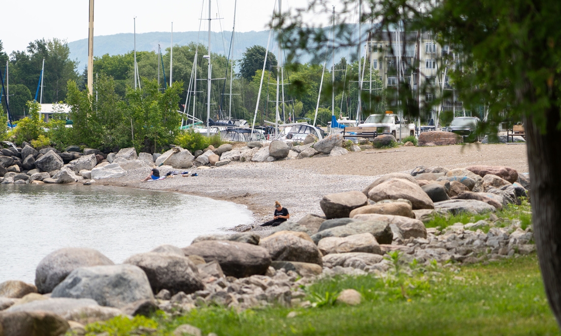Beach at Little River Park
