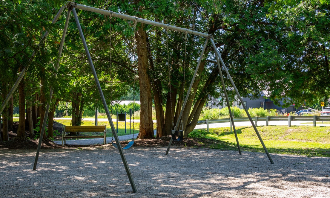 Swingset at Firemans Park