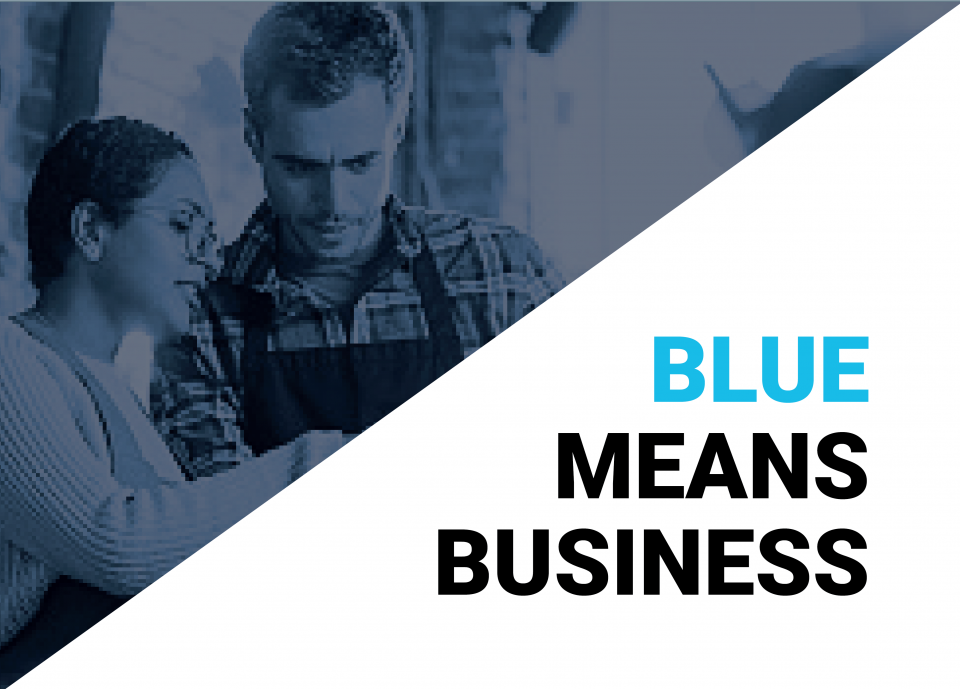 Blue Means Business