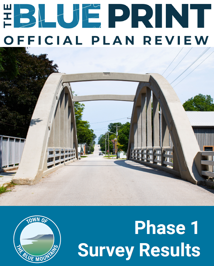 The Blue Print: Official Plan Review Phase 1 Survey Results